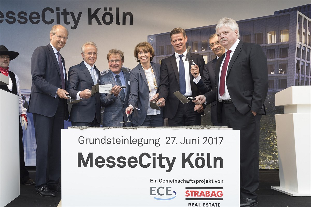 MesseCity Köln, Grundsteinlegung