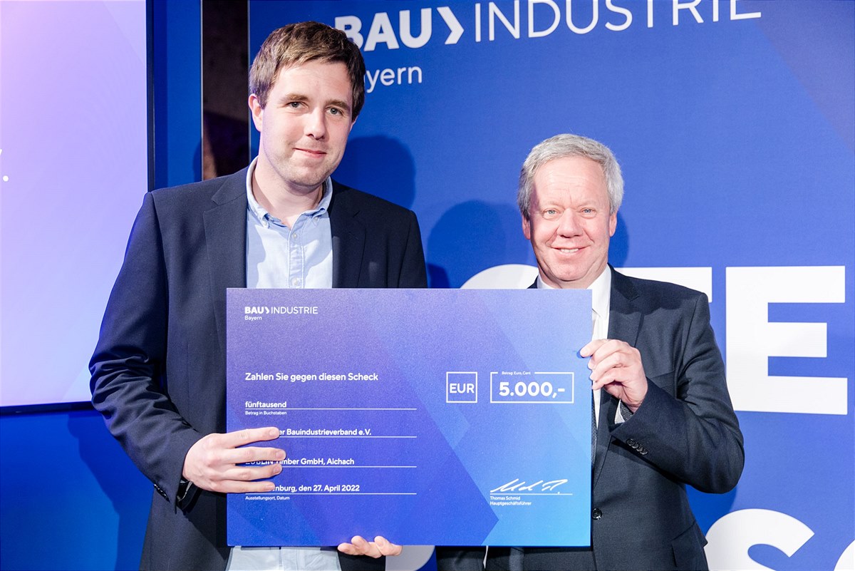 Züblin Timber, Innovation Award 2022 from Bavarian Construction Industry Association