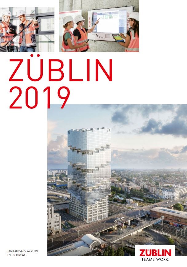 ZÜBLIN-Jahresbroschüre 2019
