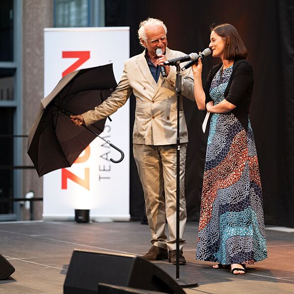 ZÜBLIN, Kulturpreis 2022, Moderatorin und Schirmherr