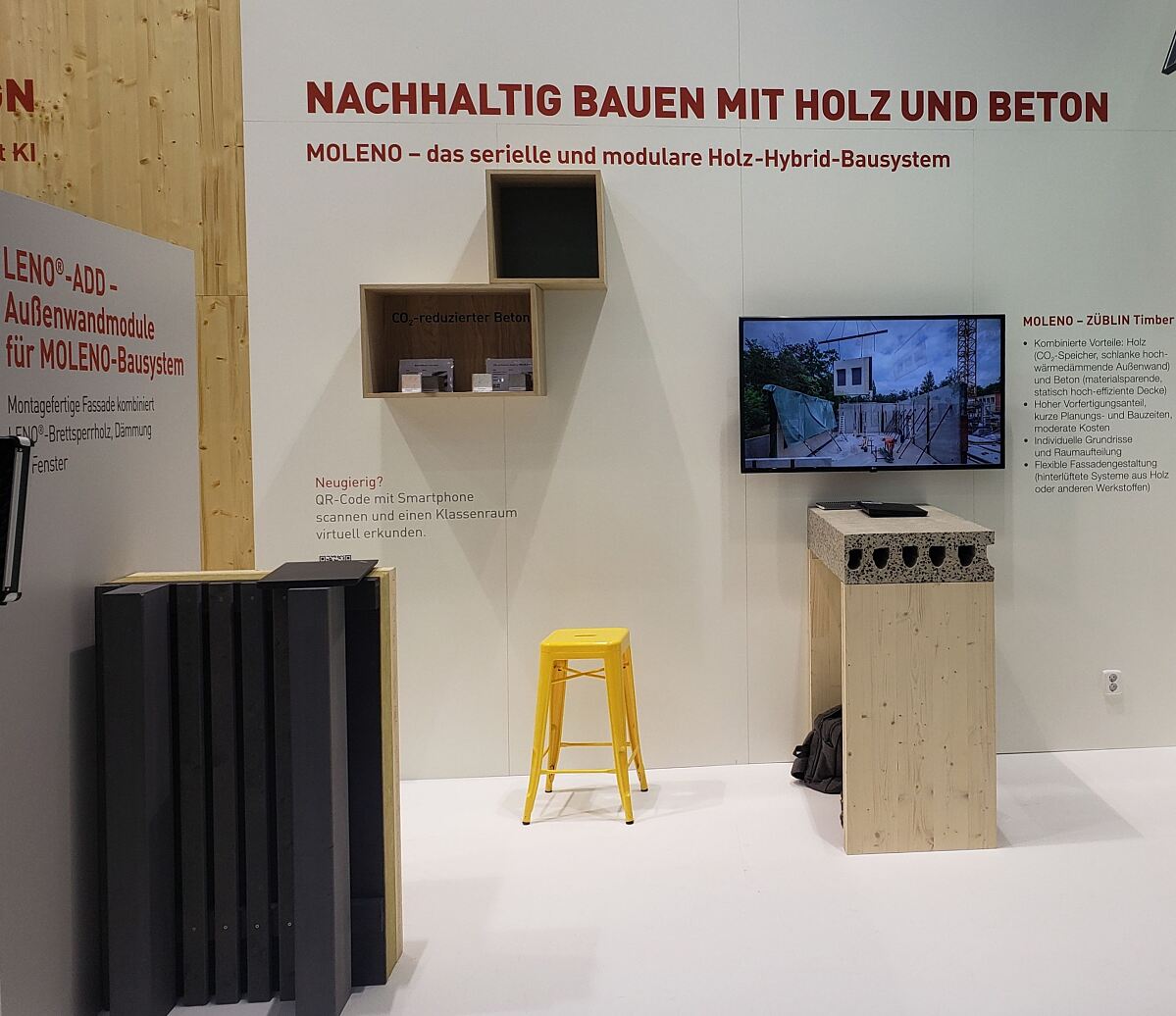 ZÜBLIN, EXPO REAL: MOLENO, die nachhaltige Holz-Hybrid-Bauweise