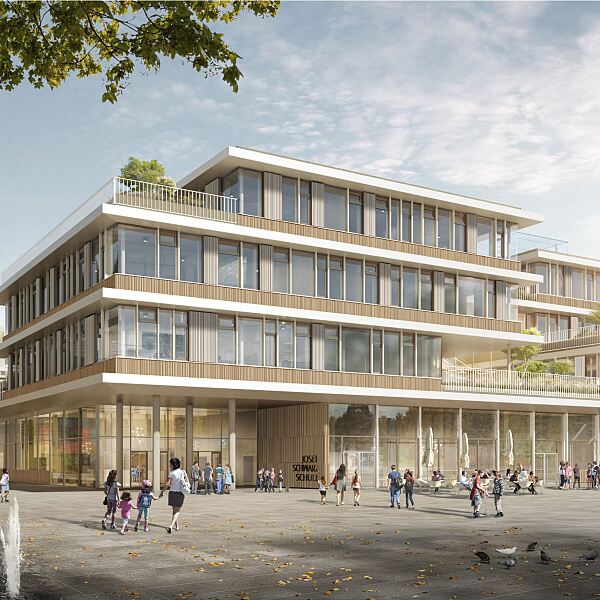 Josef-Schwarz-Schule in Heilbronn ist eines der größten Schulneubauprojekte in Deutschland
