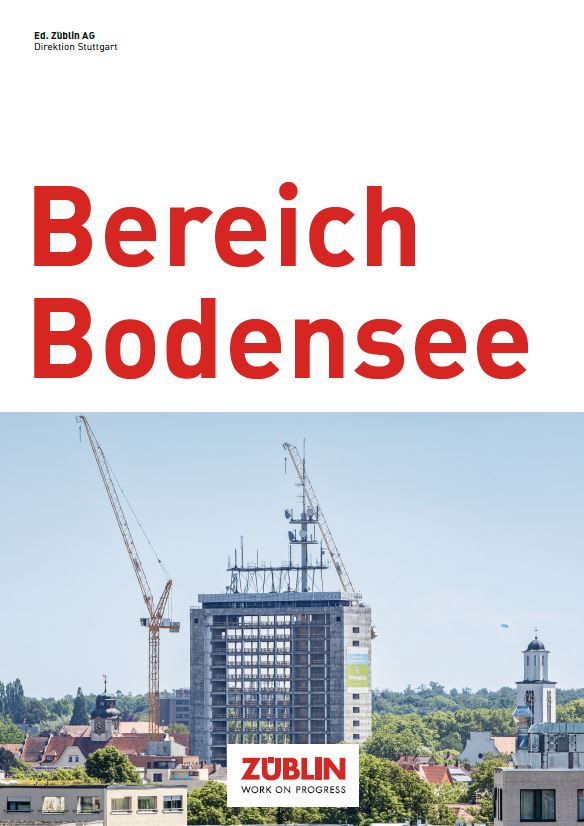 ZÜBLIN Bereich Bodensee Broschüre