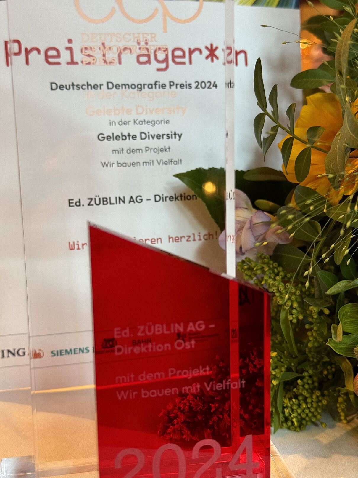 ZÜBLIN wins German Demography Award