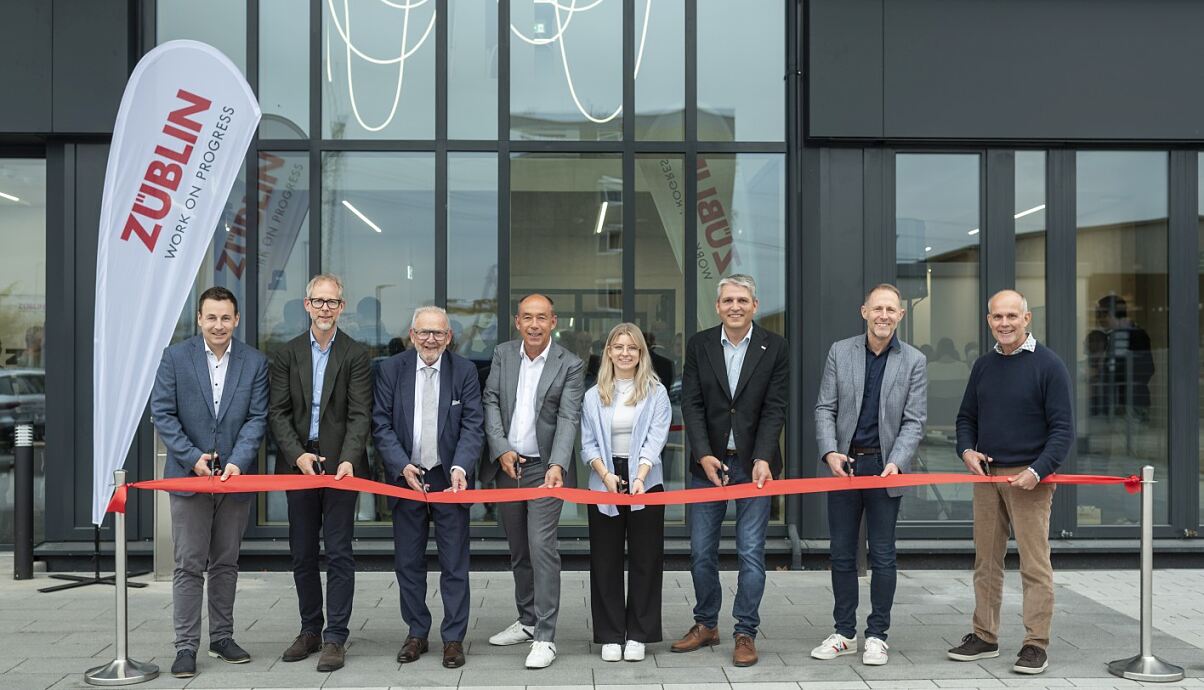 Einweihung der neuen Zentrale von ZÜBLIN Timber in Aichach. 